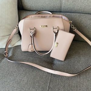 Kate Spade Blush Pink Purse and Wallet